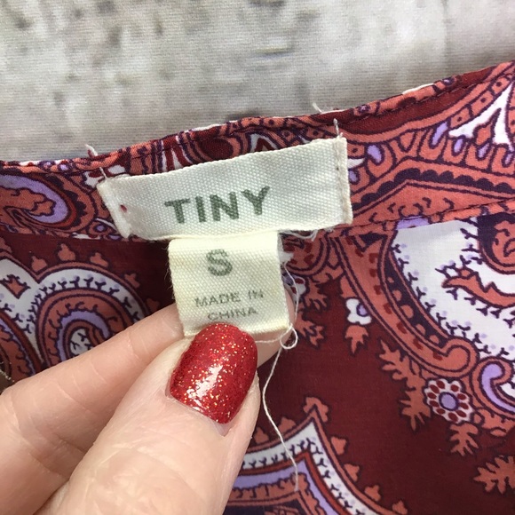 Anthropologie TINY Long Sleeve Top Sm Sequins - Picture 2 of 3